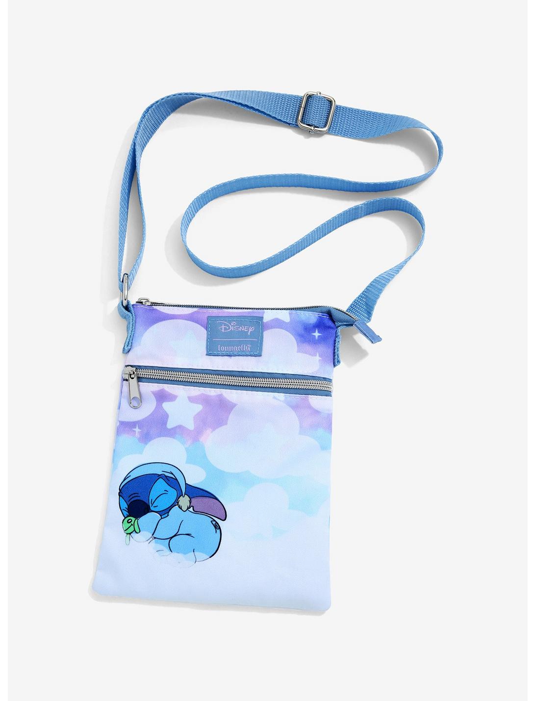 Loungefly Disney Lilo & Stitch Sleep Cloud Stitch Passport Crossbody Bag, , hi-res