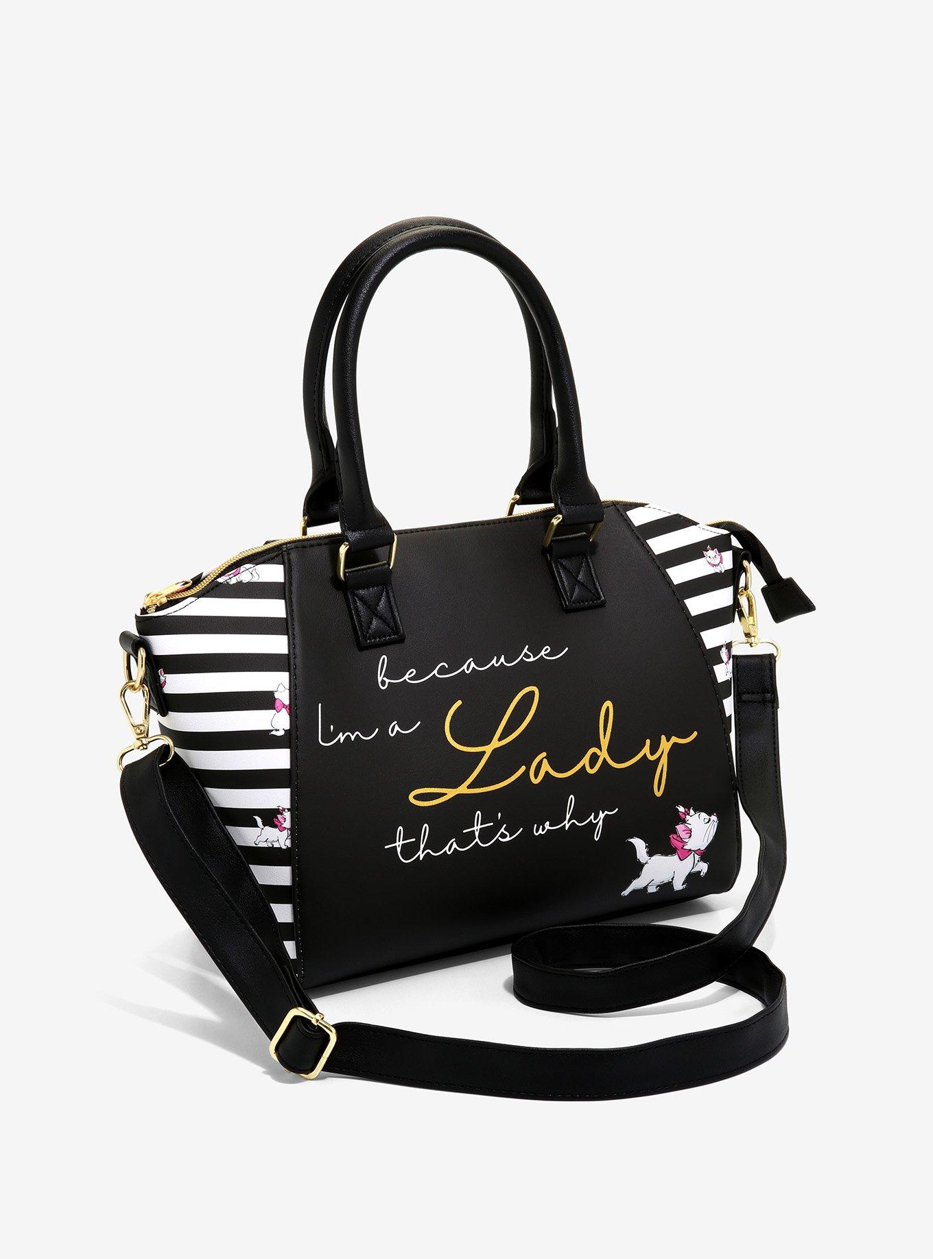 Loungefly Disney The Aristocats Marie Stripe Satchel Bag