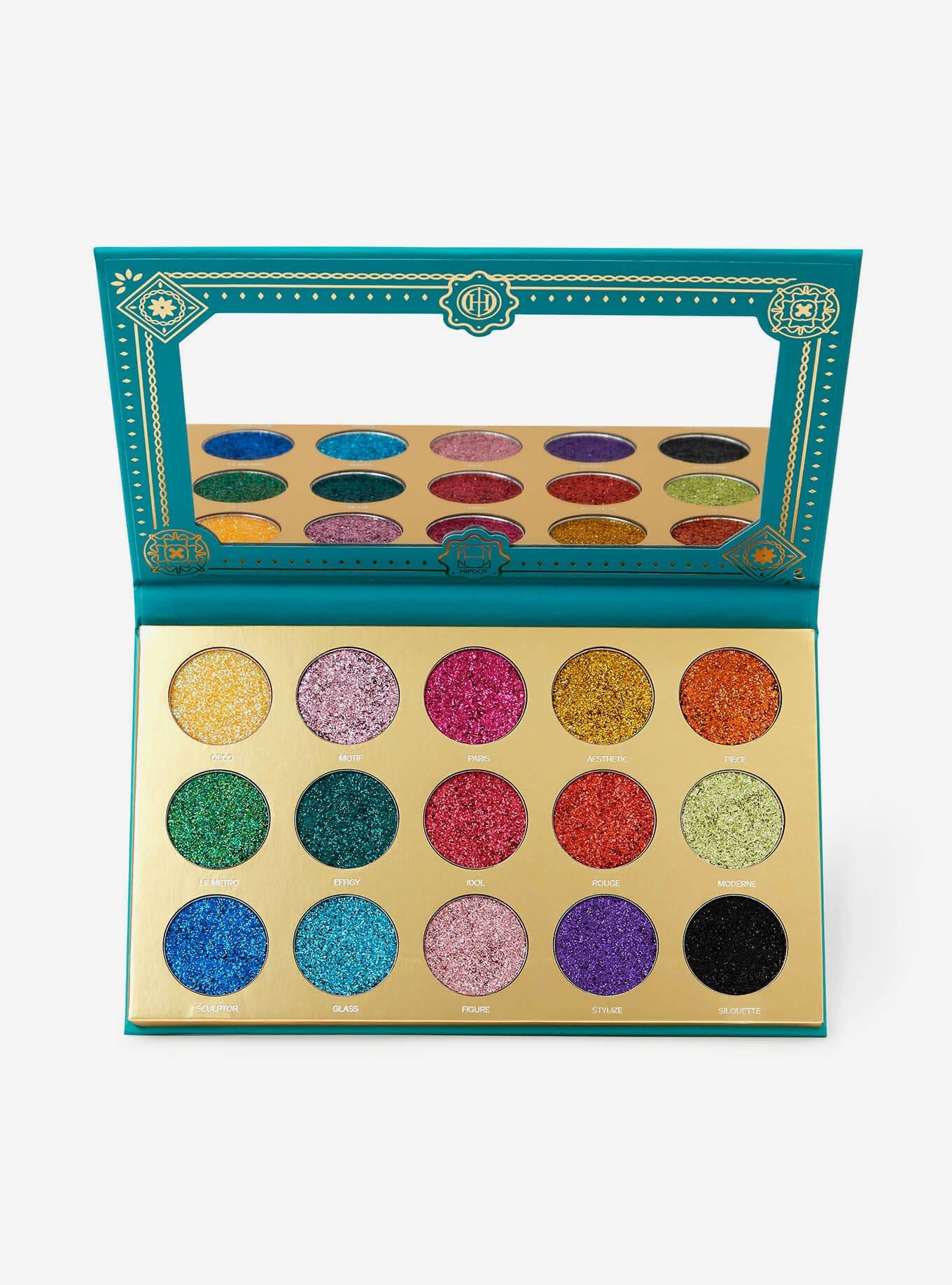 HipDot Glitter Deco Eyeshadow Palette, , hi-res