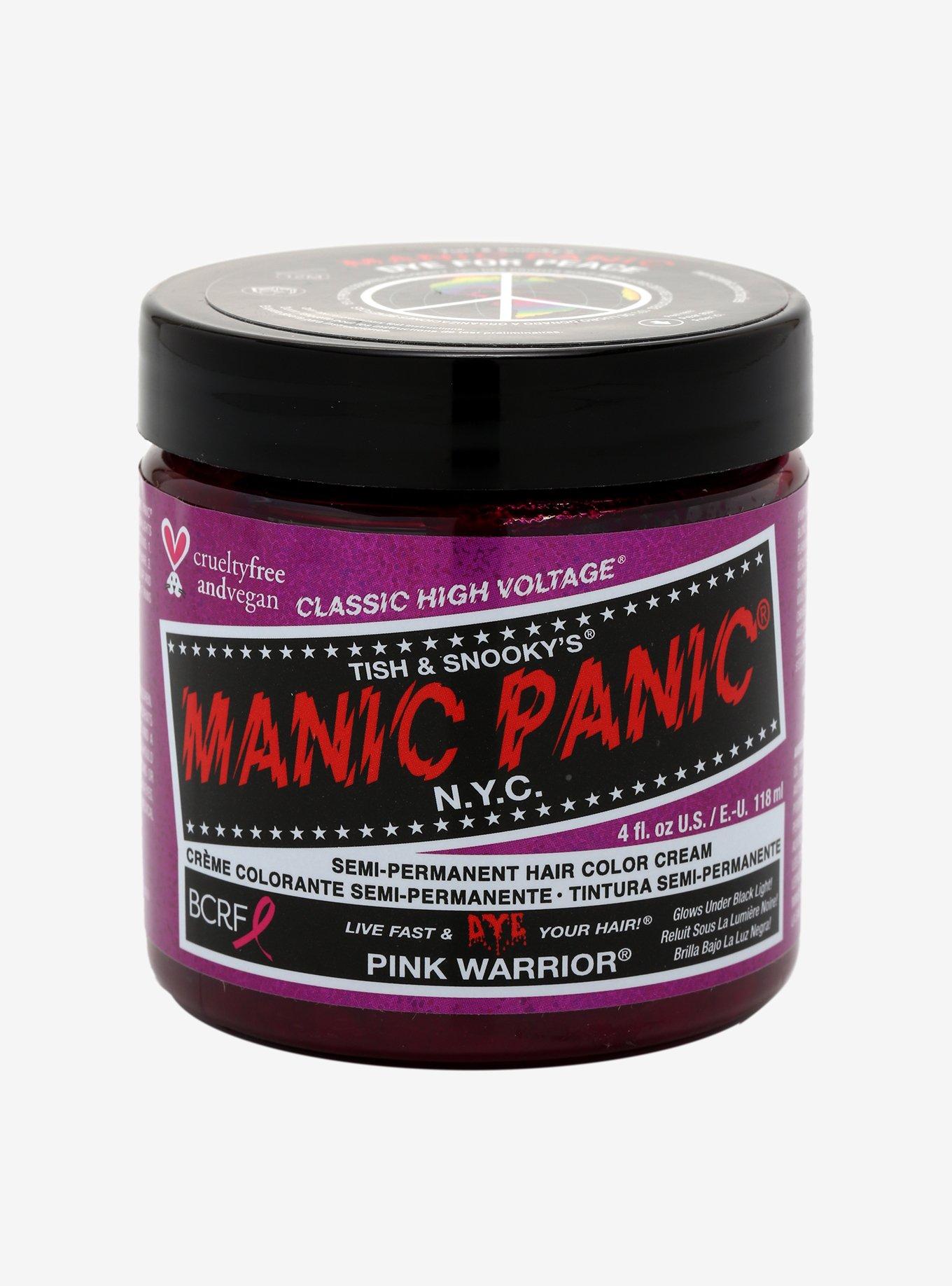 Manic Panic Classic High Voltage Hair Color - Pink Warrior 4 oz