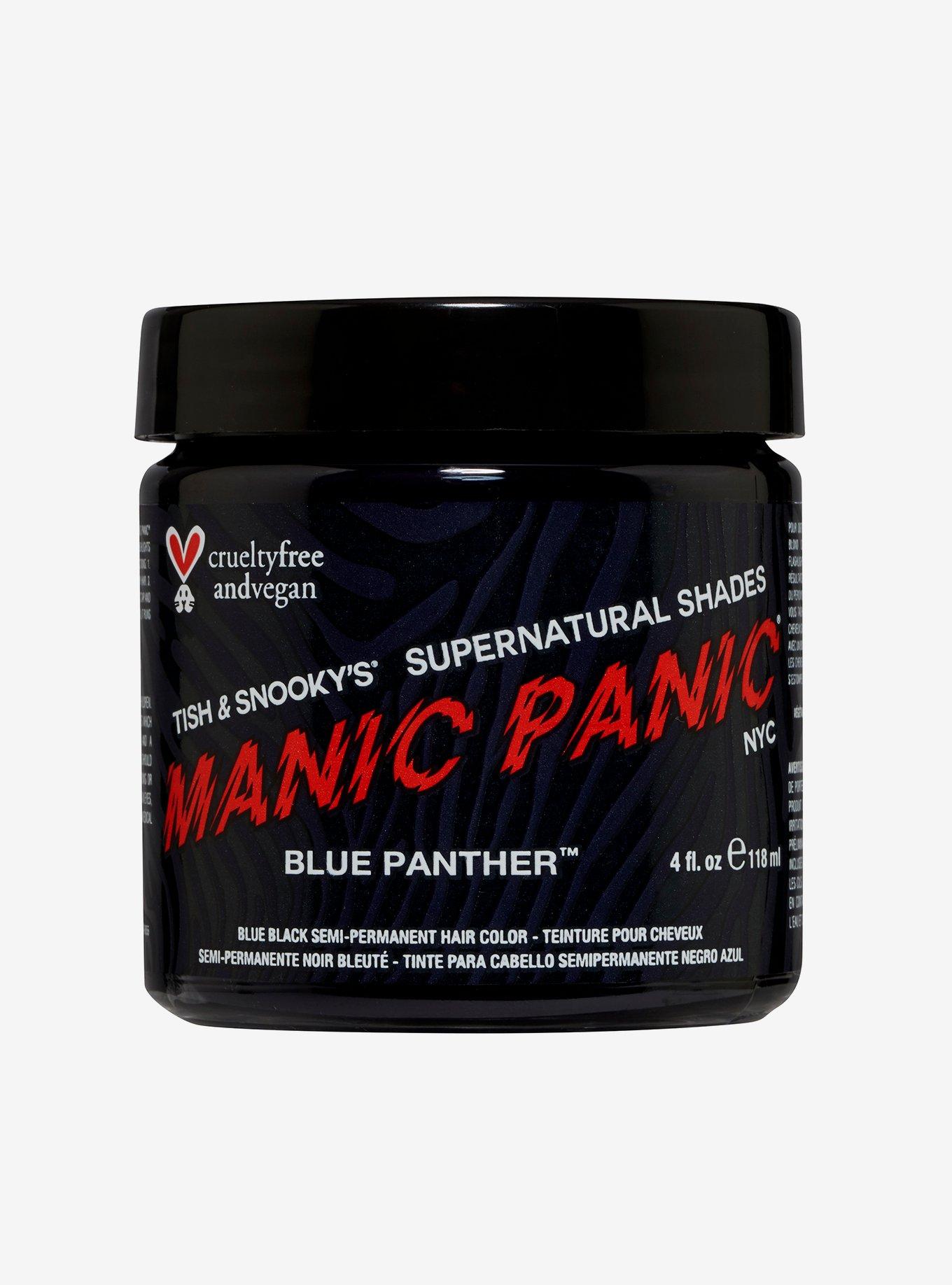 Manic Panic Blue Panther Supernatural Shades Blue Black Semi-Permanent