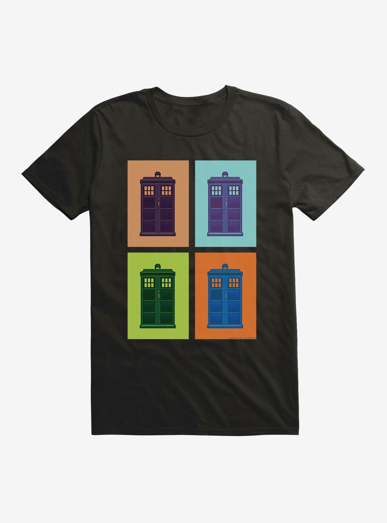 Doctor Who Tardis Pop Art T-Shirt, , hi-res