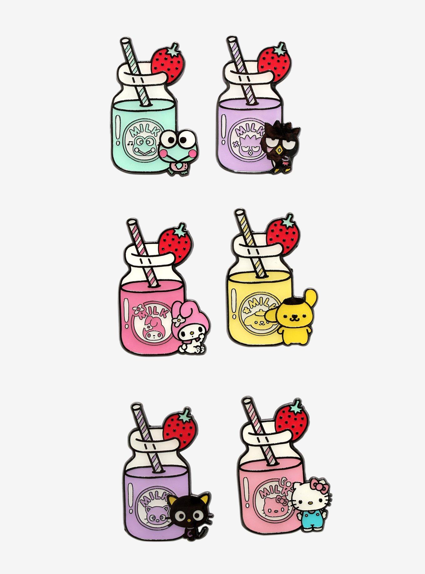 Loungefly Hello Kitty And Friends Milk Blind Box Enamel Pin, , hi-res