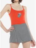 The Rolling Stones Checkered Tongue Girls Strappy Tank Top, RED, hi-res