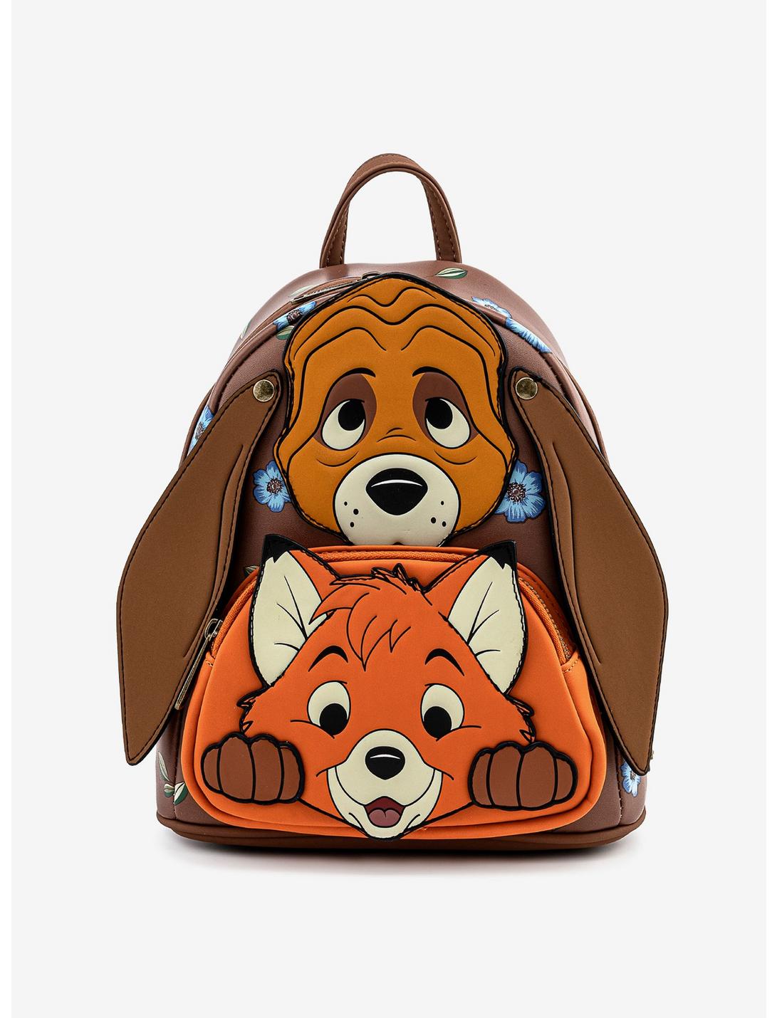 Loungefly Disney The Fox And The Hound Copper & Tod Mini Backpack, , hi-res