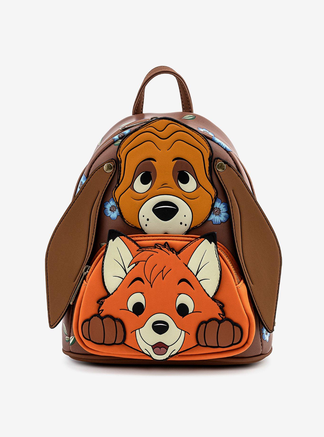 Loungefly Disney The Fox And The Hound Copper & Tod Mini Backpack, , hi-res
