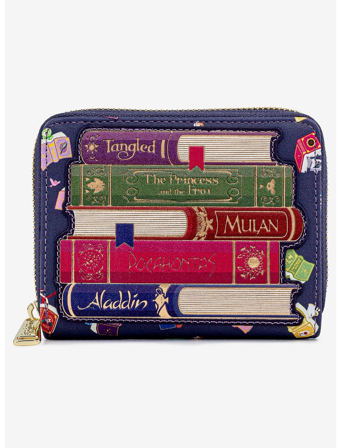 Loungefly Disney Princess Book Zipper Wallet, , hi-res