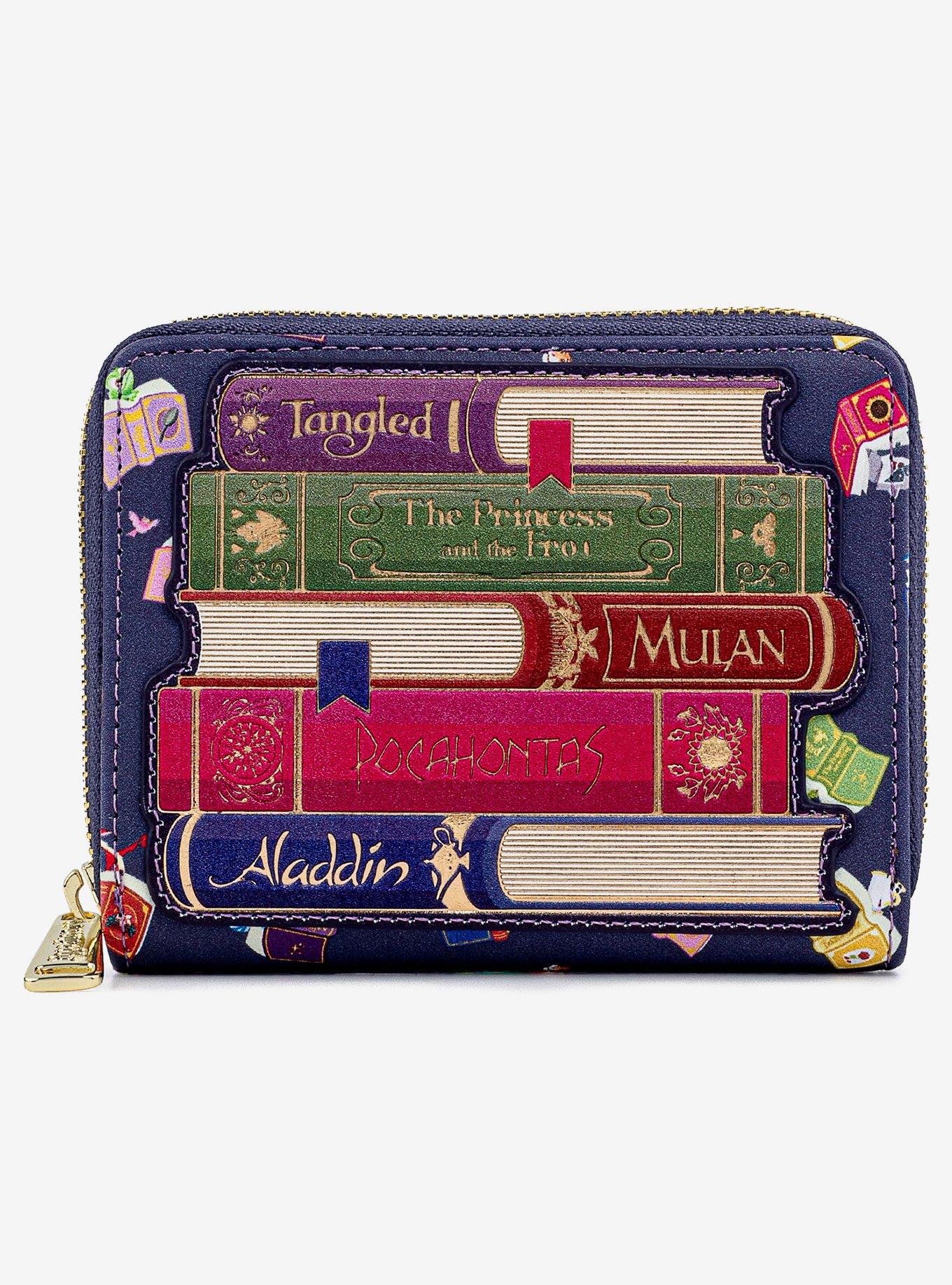 Loungefly Disney Princess Book Zipper Wallet, , hi-res