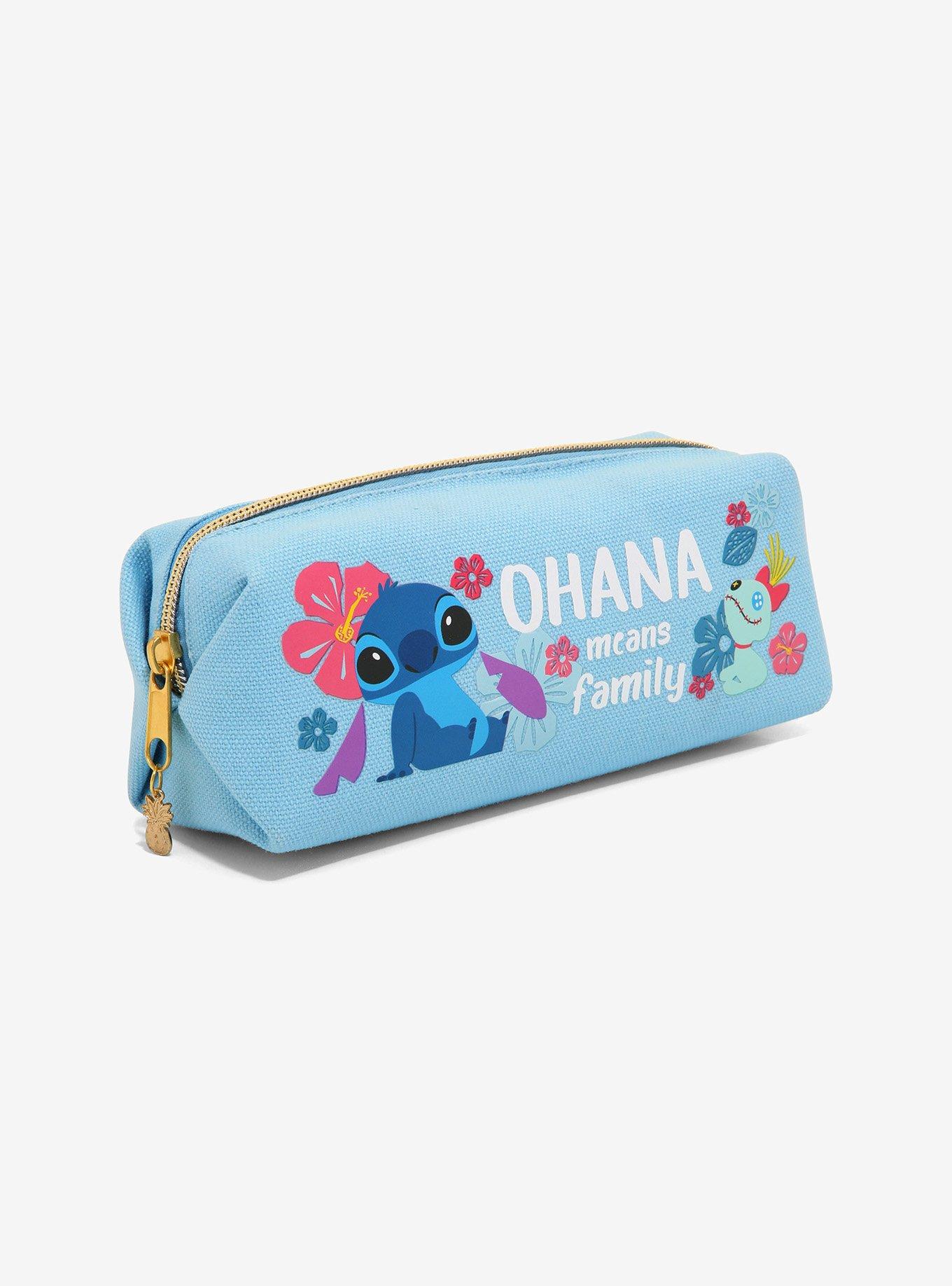 Disney Ohana Means Family Stitch Pencil Case