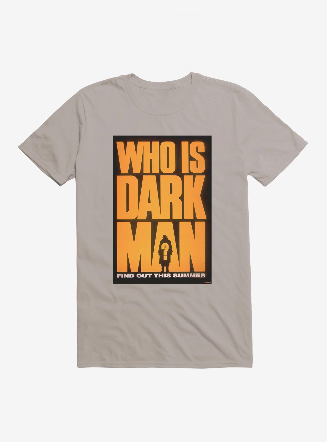 Darkman Who Is T-Shirt, LIGHT GREY, hi-res