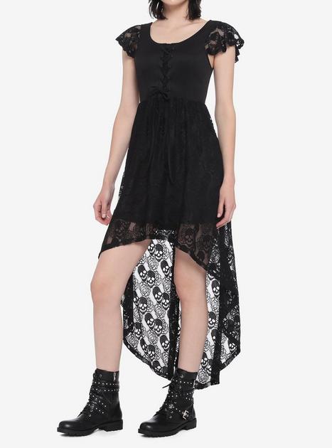 theredthread S lace up curve dress ブラック S72CV0635D35227900M.jpg?sw=476