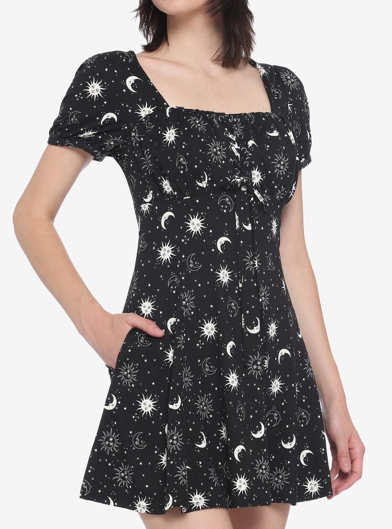 Black Celestial Empire Dress, CELESTIAL, hi-res