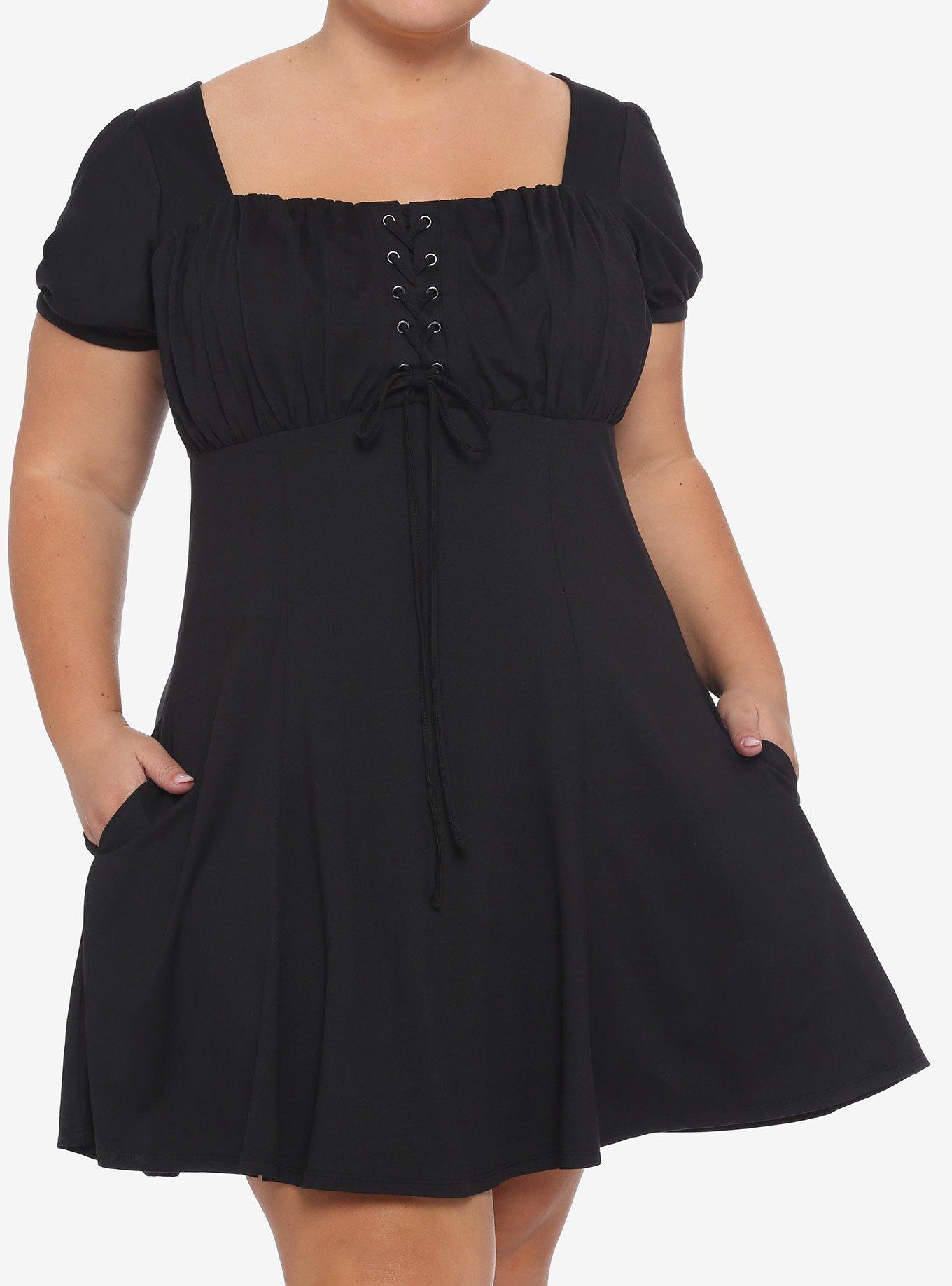 Black Empire Dress Plus Size | Hot Topic