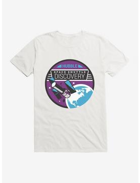 Space Horizons Hubble Telescope STS-31 T-Shirt, WHITE, hi-res