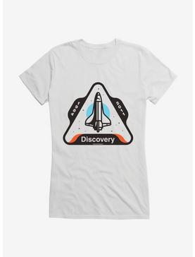 Space Horizons Space Shuttle Discovery Girls T-Shirt, WHITE, hi-res