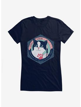 Space Horizons The First Cat In Space Girls T-Shirt, , hi-res