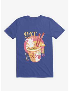 Cat Noodles Royal Blue T-Shirt, , hi-res