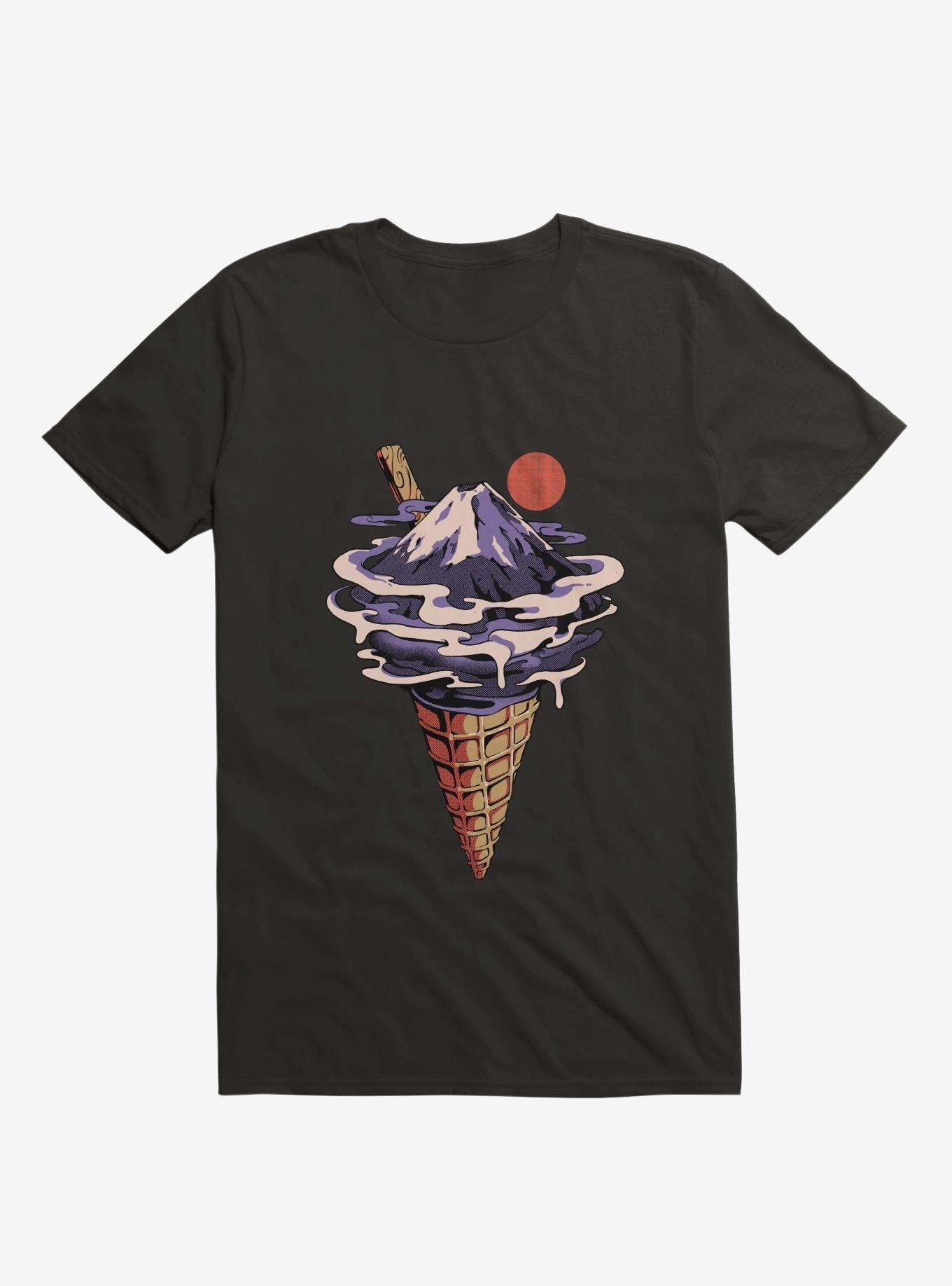 Fuji Flavor Ice Cream Black T-Shirt, , hi-res