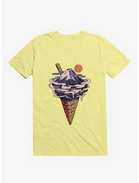 Fuji Flavor Ice Cream Corn Silk Yellow T-Shirt, , hi-res