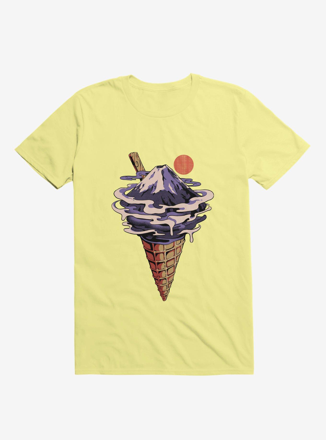 Fuji Flavor Ice Cream Corn Silk Yellow T-Shirt, CORN SILK, hi-res