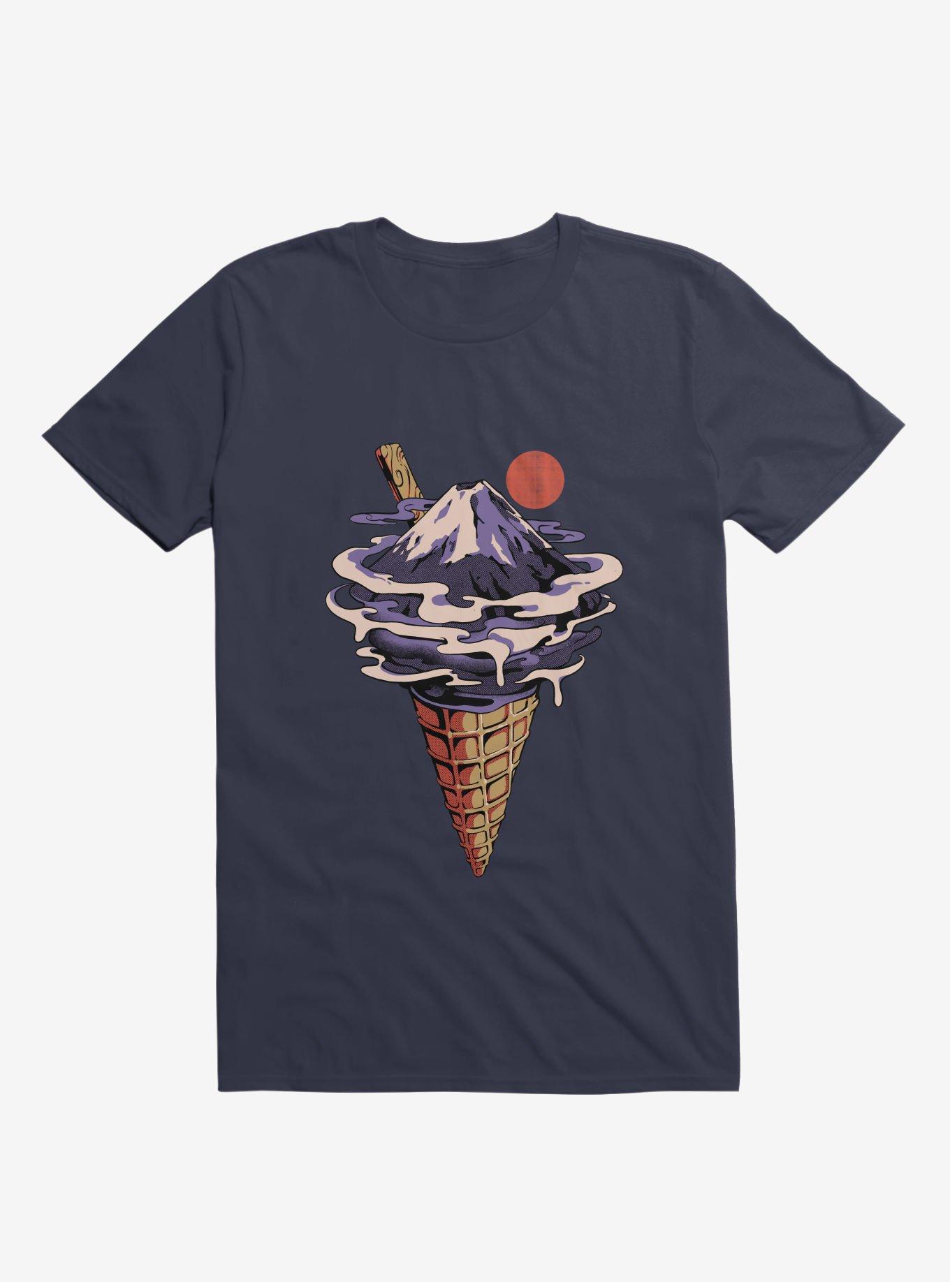 Fuji Flavor Ice Cream Navy Blue T-Shirt, , hi-res