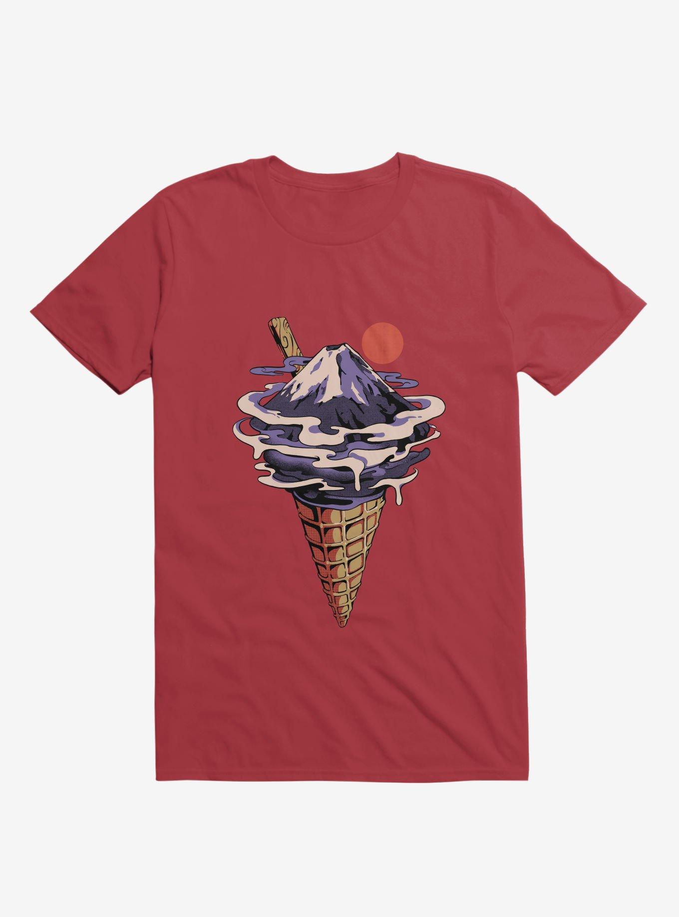 Fuji Flavor Ice Cream Red T-Shirt, RED, hi-res