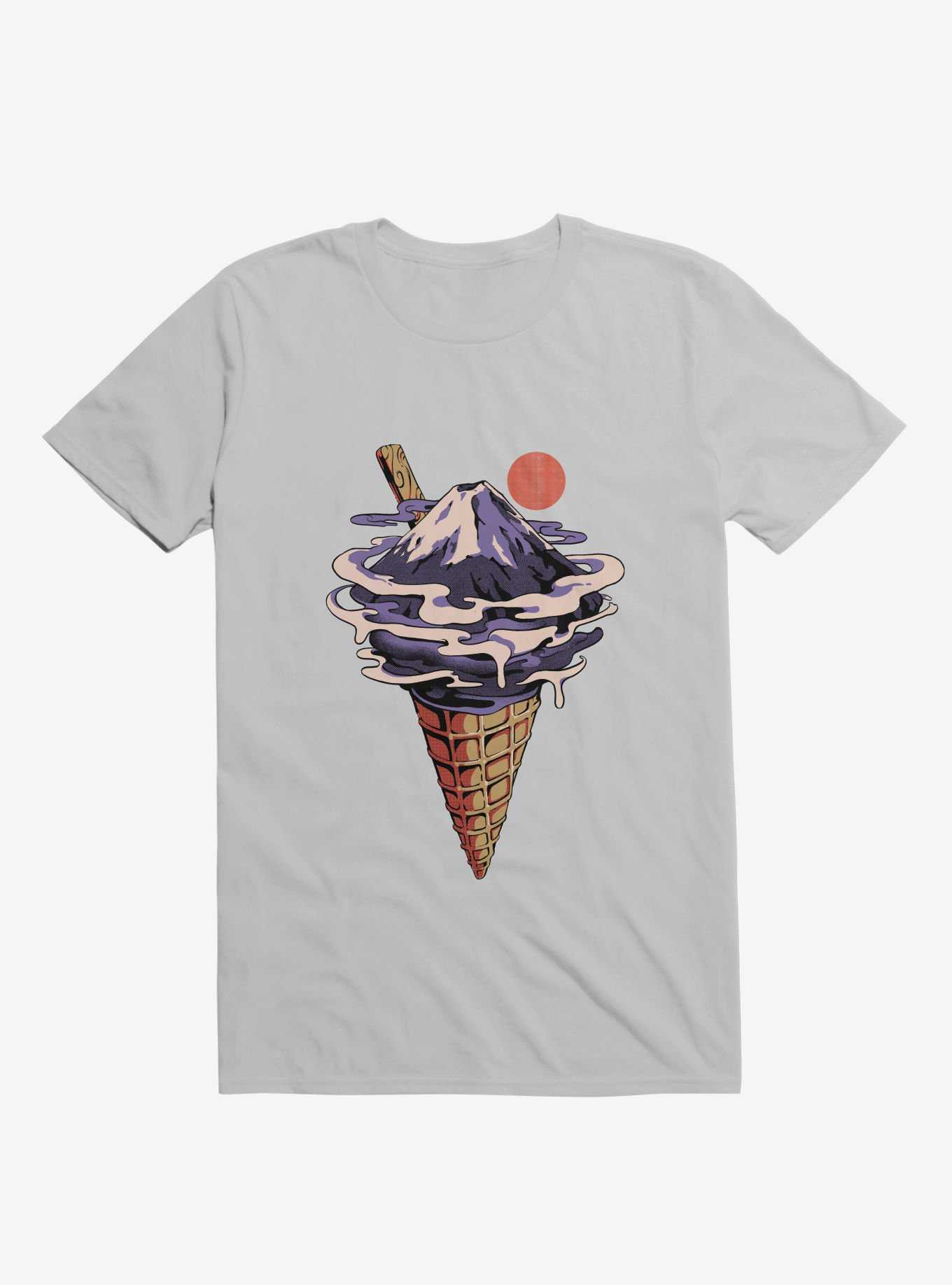 Fuji Flavor Ice Cream Ice Grey T-Shirt, , hi-res