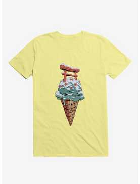 Japanese Flavor Ice Cream Corn Silk Yellow T-Shirt, , hi-res