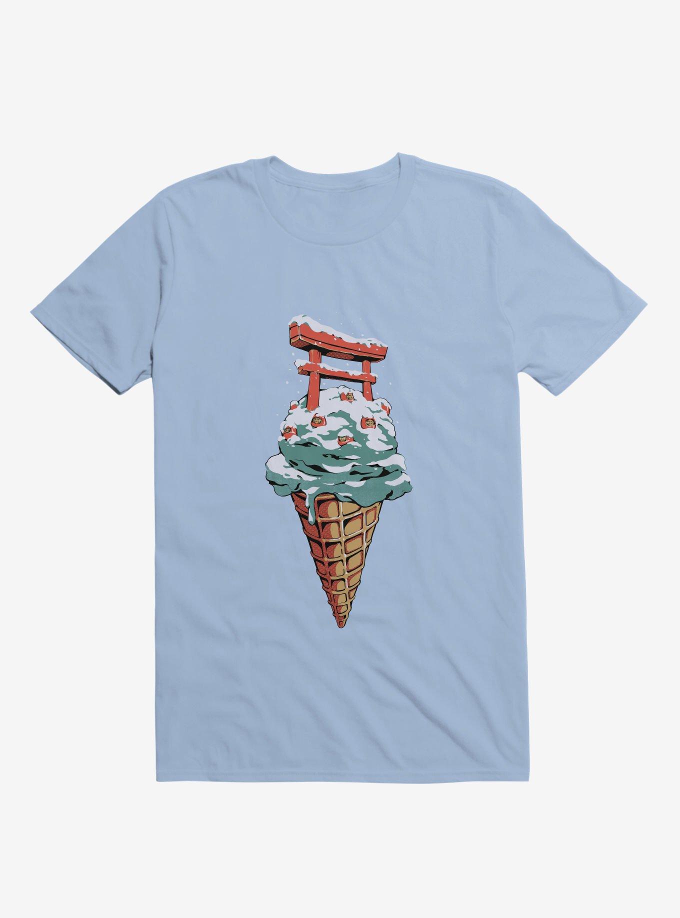 Japanese Flavor Ice Cream Light Blue T-Shirt