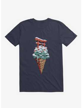 Japanese Flavor Ice Cream Navy Blue T-Shirt, , hi-res