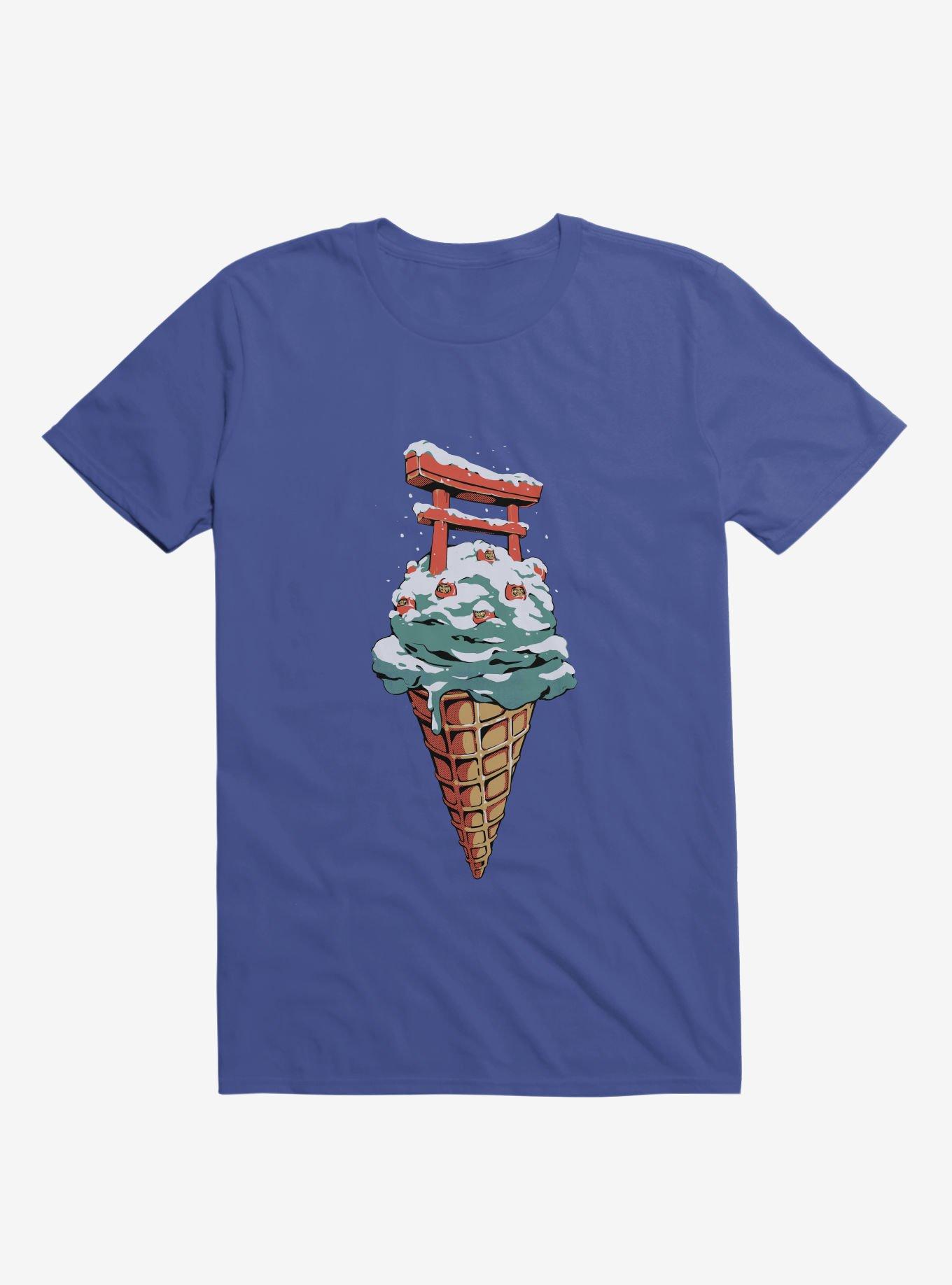 Japanese Flavor Ice Cream Royal Blue T-Shirt