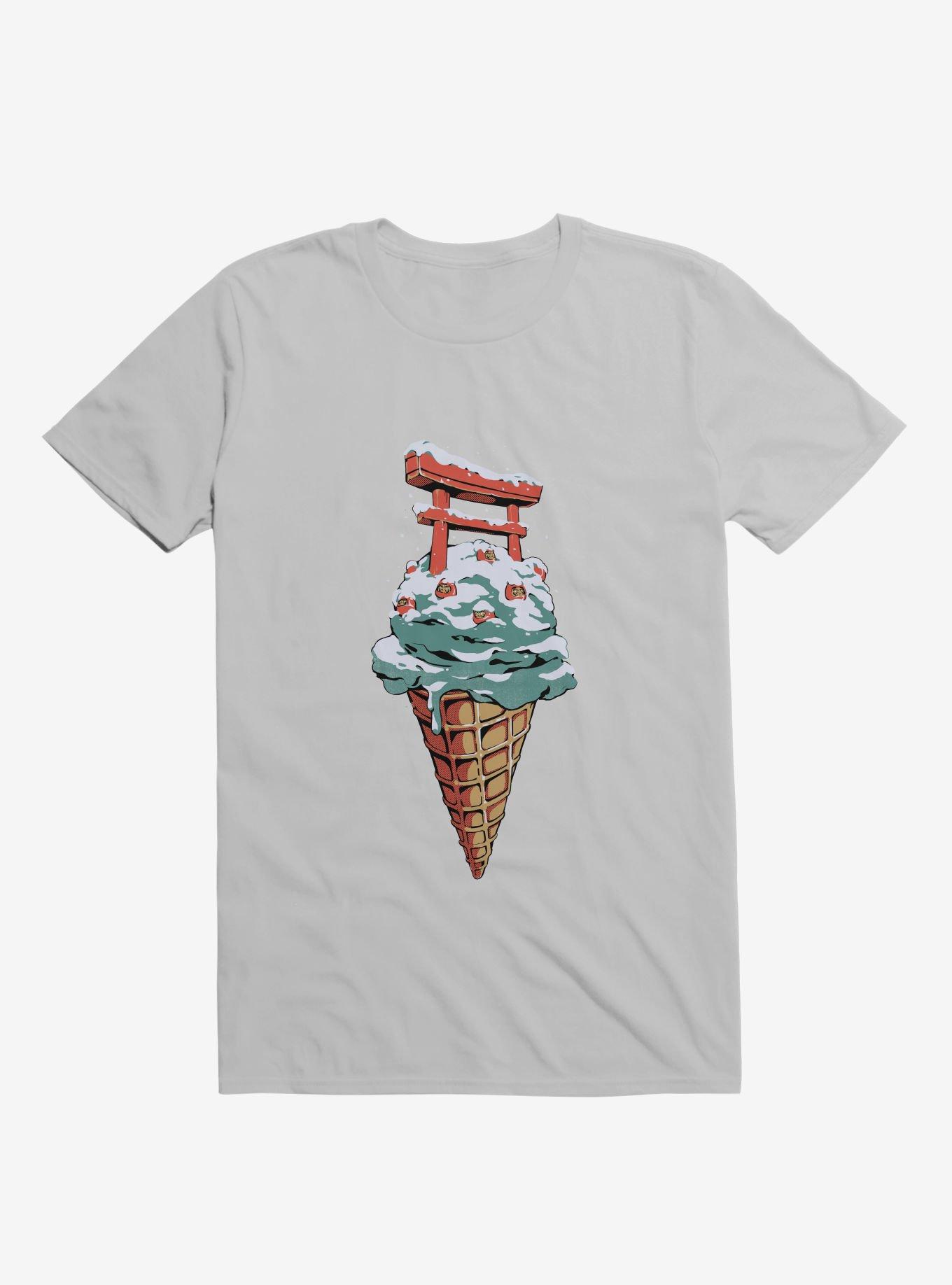 Japanese Flavor Ice Cream Grey T-Shirt