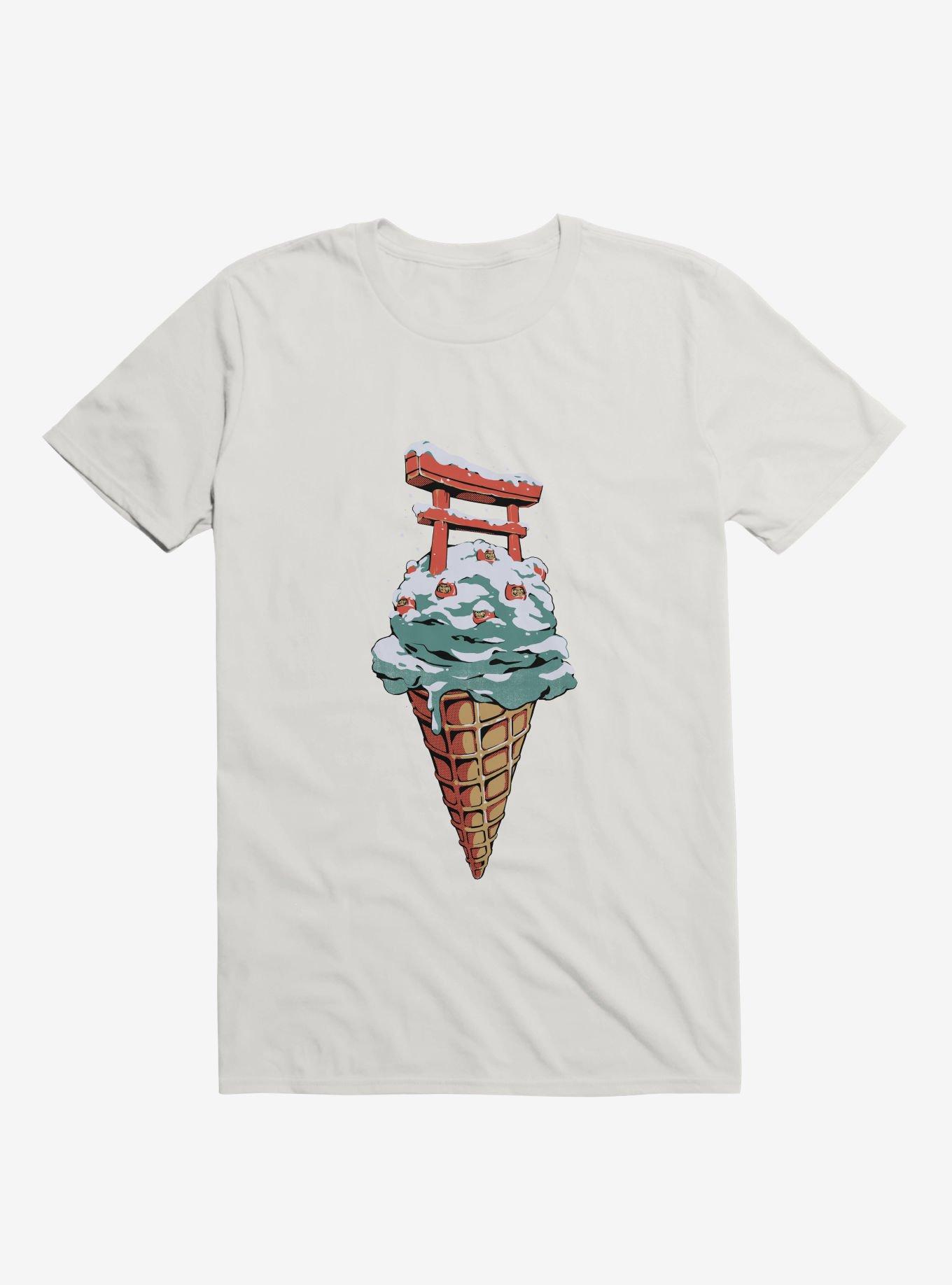 Japanese Flavor Ice Cream White T-Shirt, WHITE, hi-res