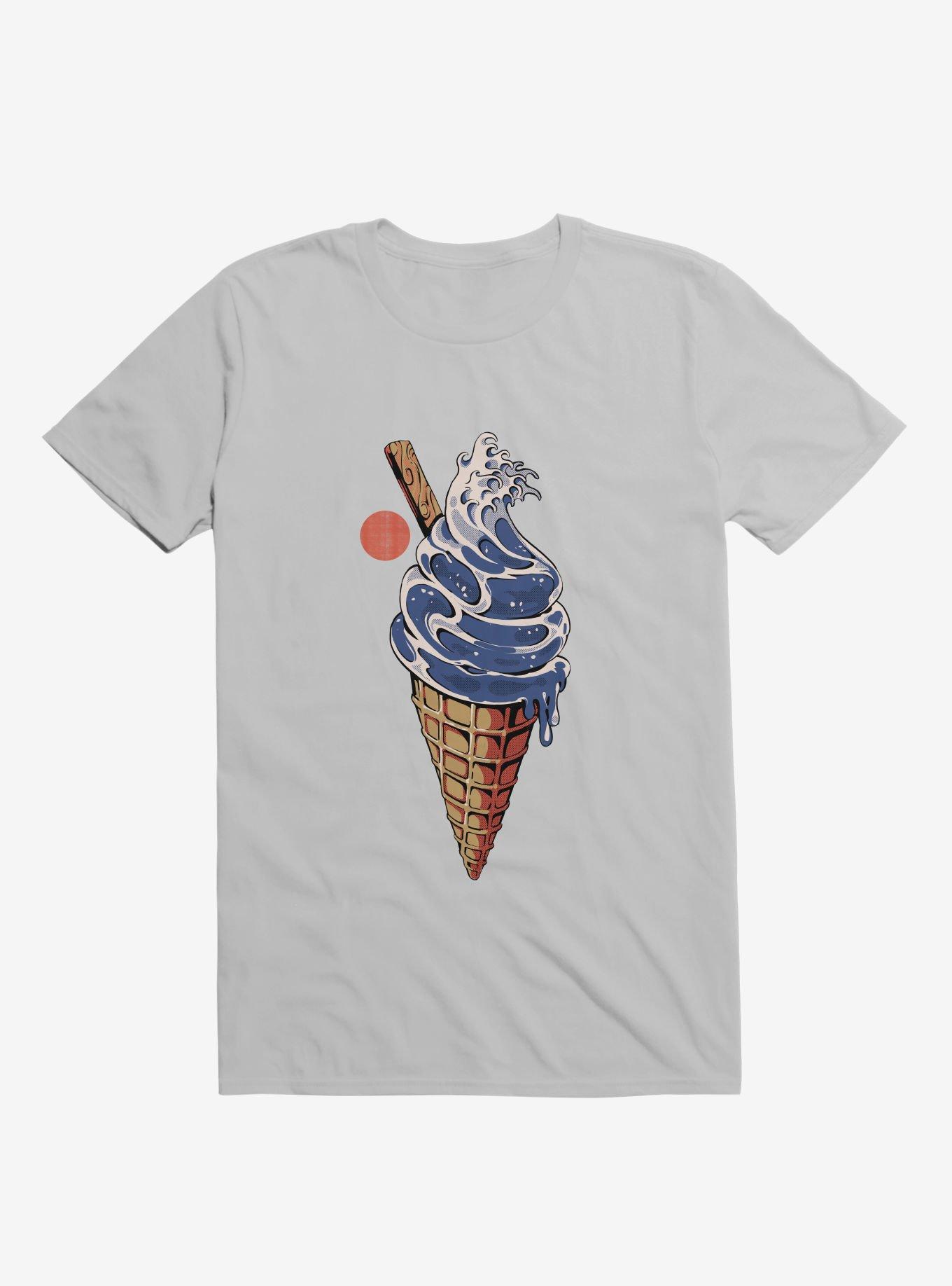 Japanese Great Ice Cream Ice Grey T-Shirt, ICE GREY, hi-res