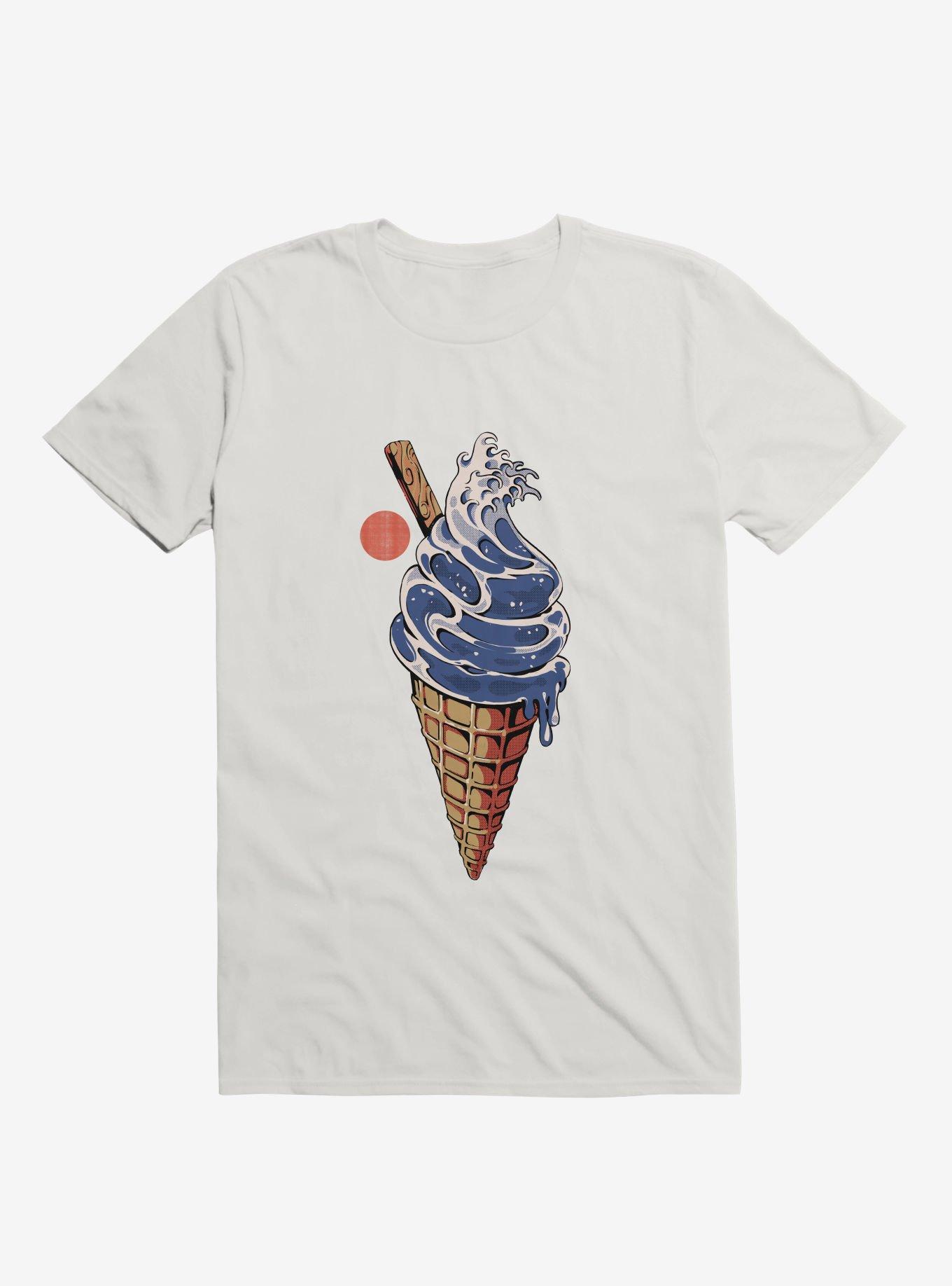 Japanese Great Ice Cream White T-Shirt