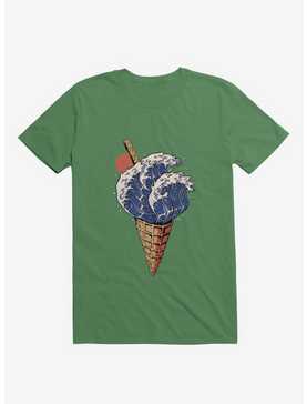 Kanagawa Ice Cream Irish Green T-Shirt, , hi-res