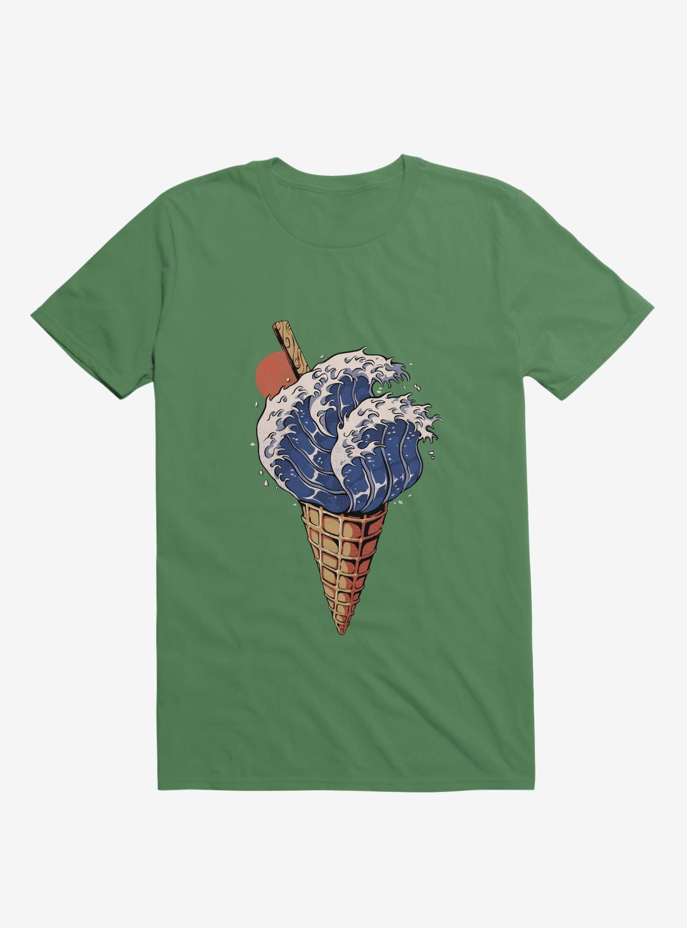 Kanagawa Ice Cream Irish Green T-Shirt, IRISH GREEN, hi-res