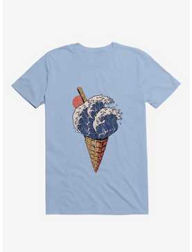 Kanagawa Ice Cream Light Blue T-Shirt, , hi-res