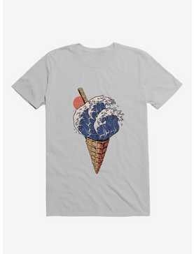 Kanagawa Ice Cream Ice Grey T-Shirt, , hi-res
