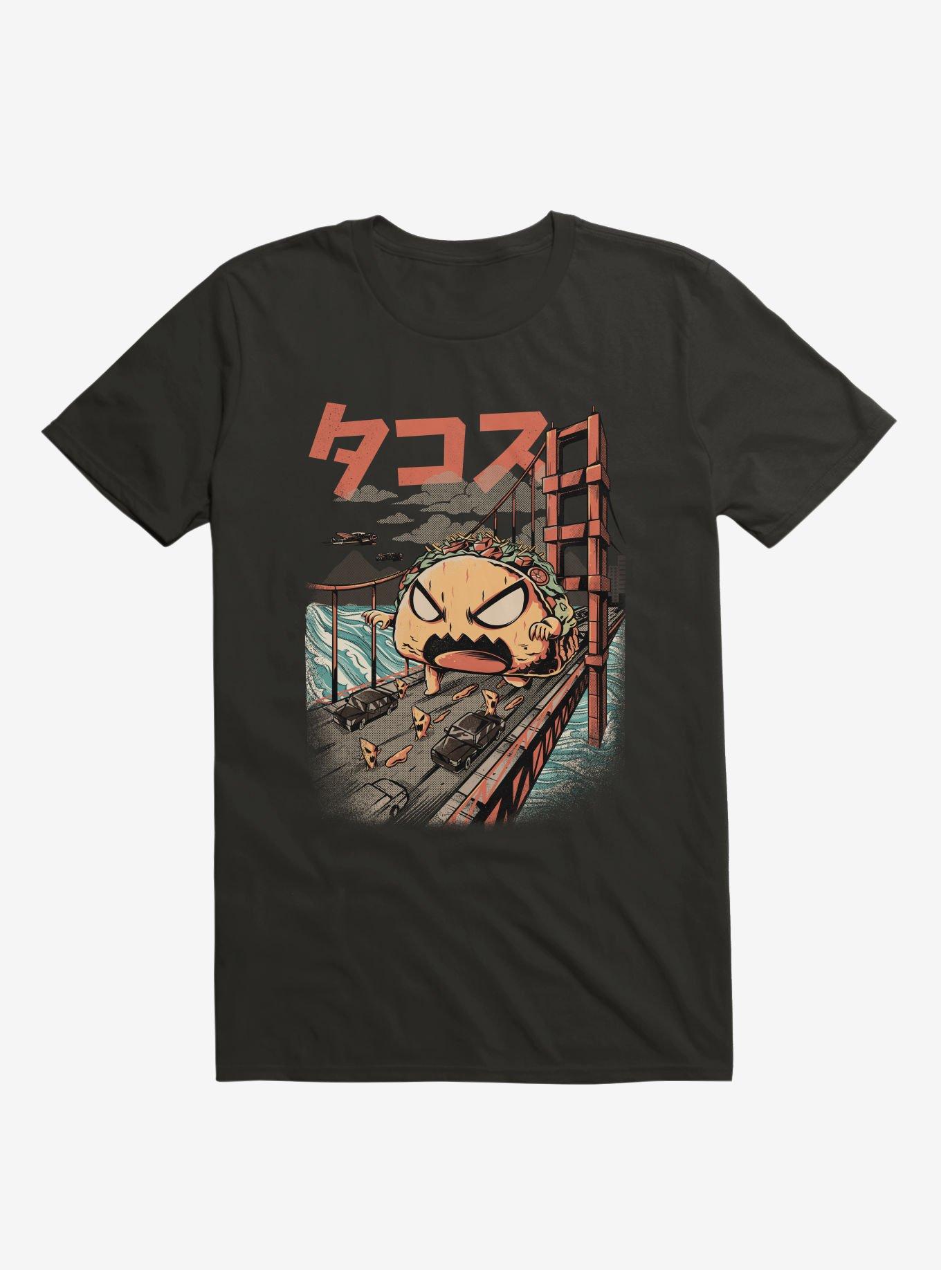 The Black Takaiju Attack Black T-Shirt, BLACK, hi-res