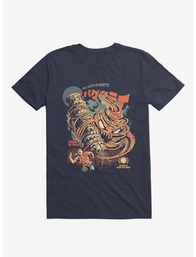 The Kaiju Spaghetti Starring The Pastazilla Navy Blue T-Shirt, , hi-res