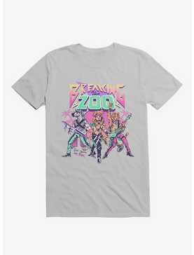 Breaking The Zoo Animal Rock Band Ice Grey T-Shirt, , hi-res