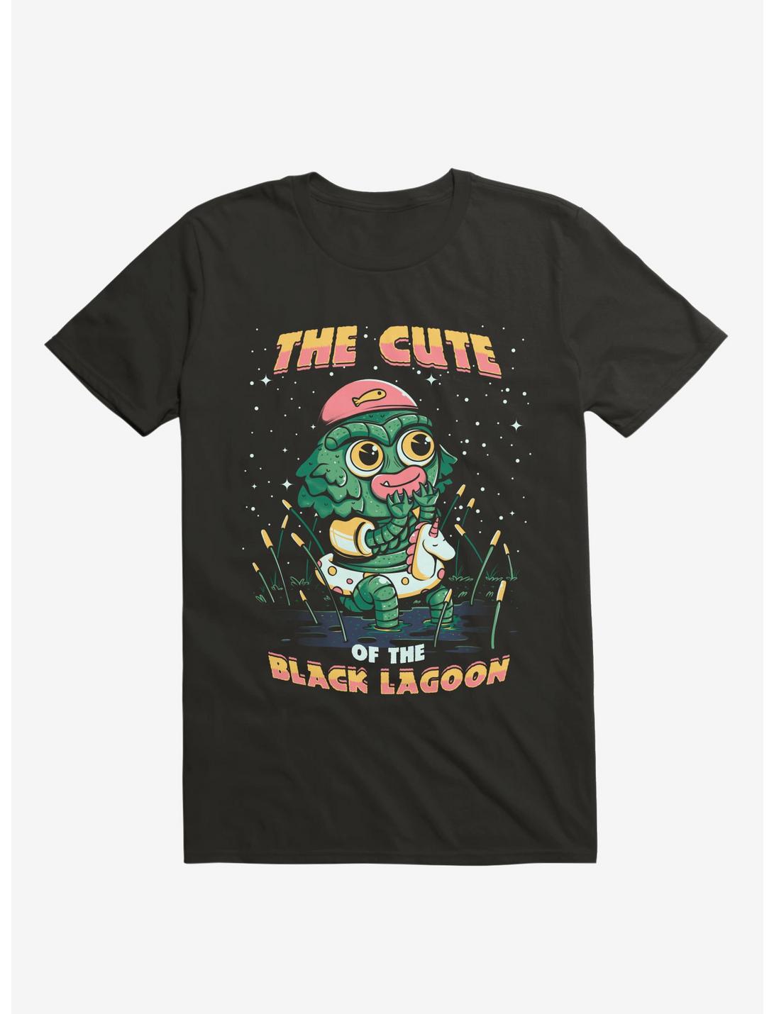 The Cute Of The Black Lagoon Black T-Shirt, BLACK, hi-res