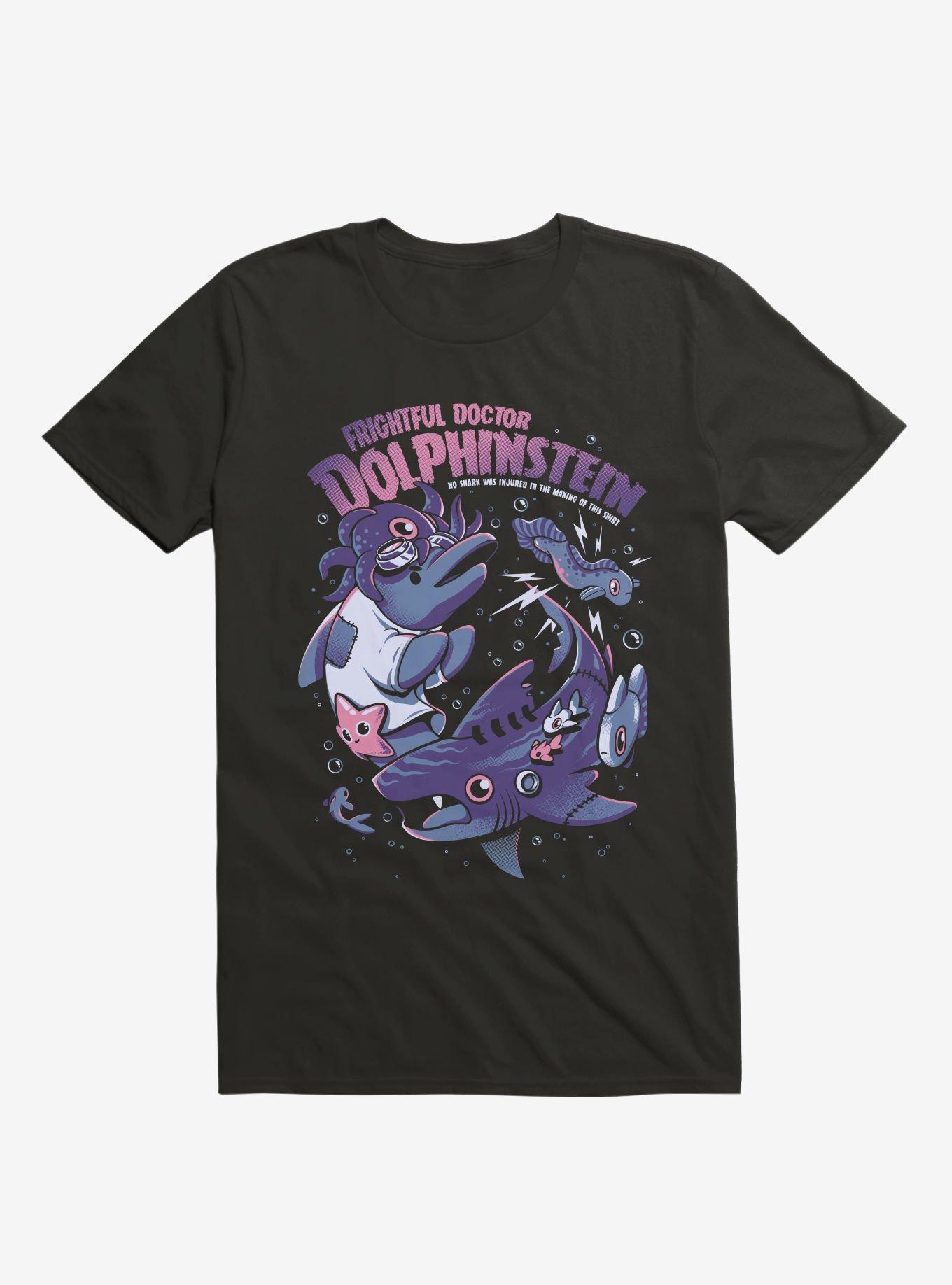 Frightful Doctor Dolphinstein Black T-Shirt, , hi-res