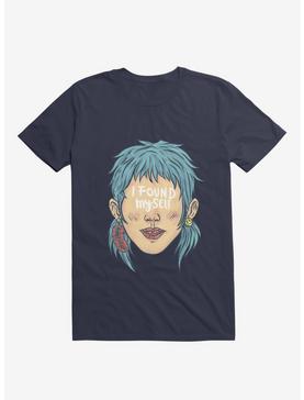 I Found Myself Blue Haired Navy Blue T-Shirt, , hi-res