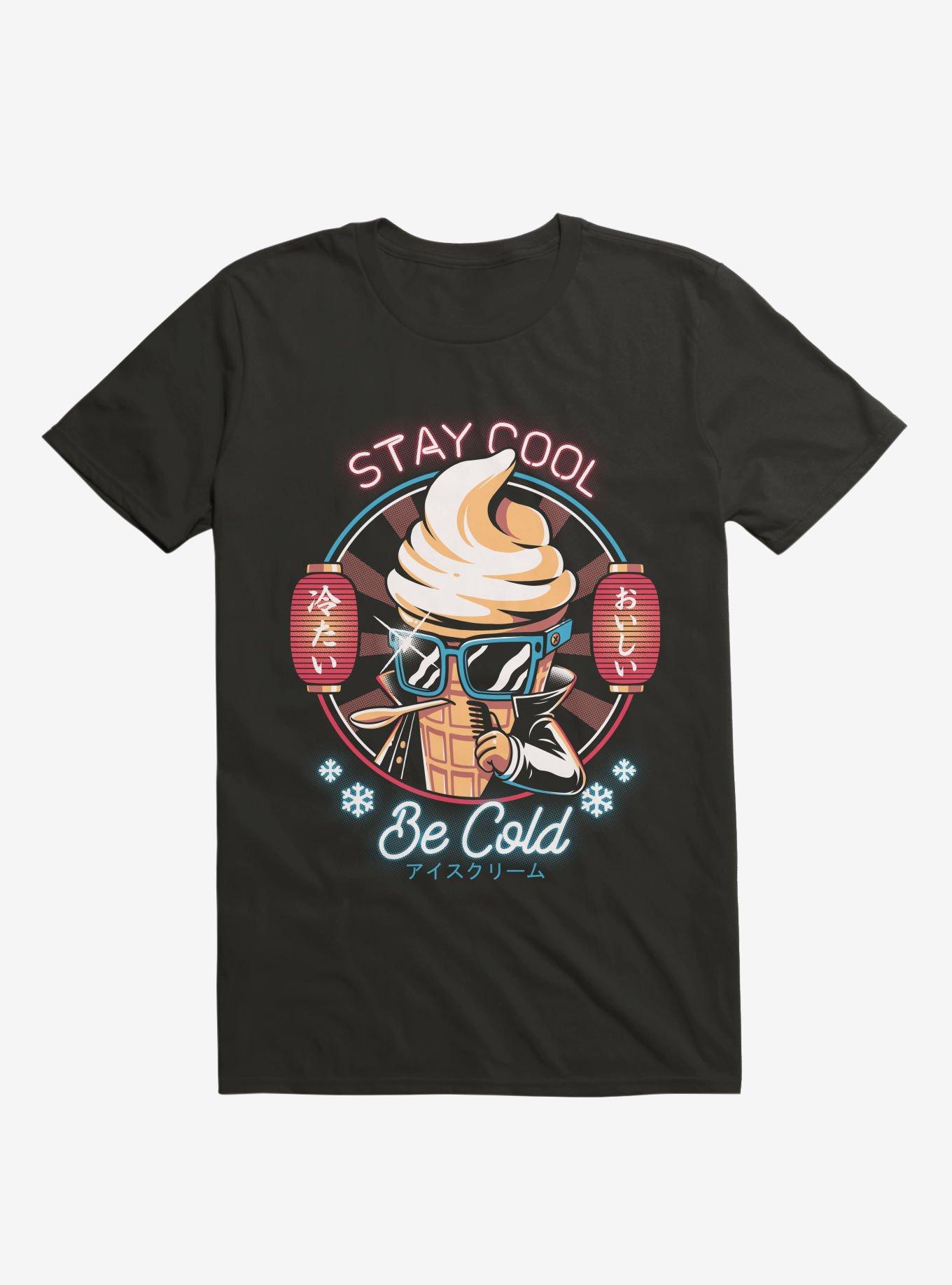 Stay Cool Be Cold Black T-Shirt, , hi-res