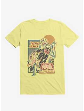 TokuJesus VS. Techno Devil Corn Silk Yellow T-Shirt, , hi-res