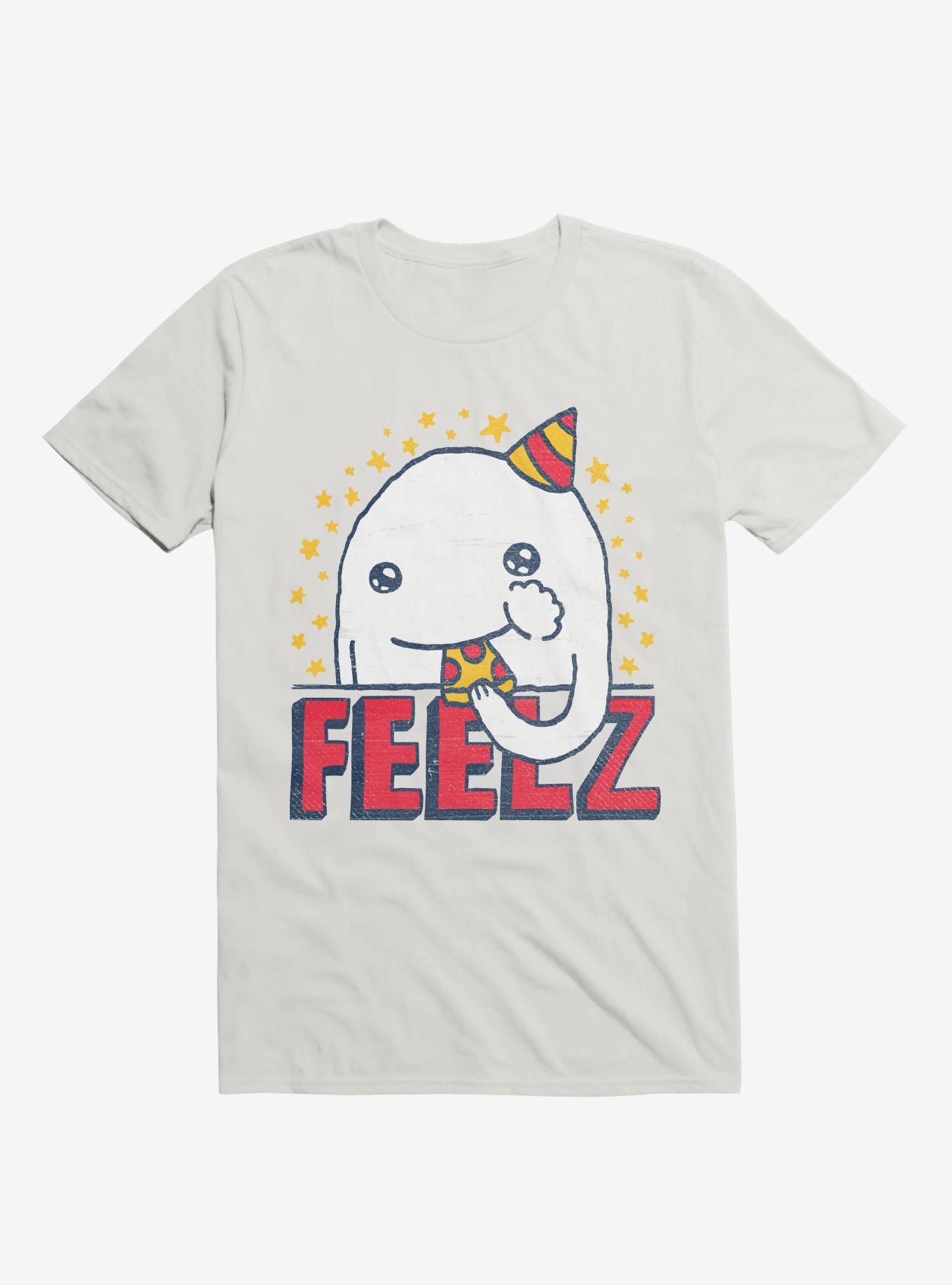 All Of The Feelz Pizza White T-Shirt, WHITE, hi-res