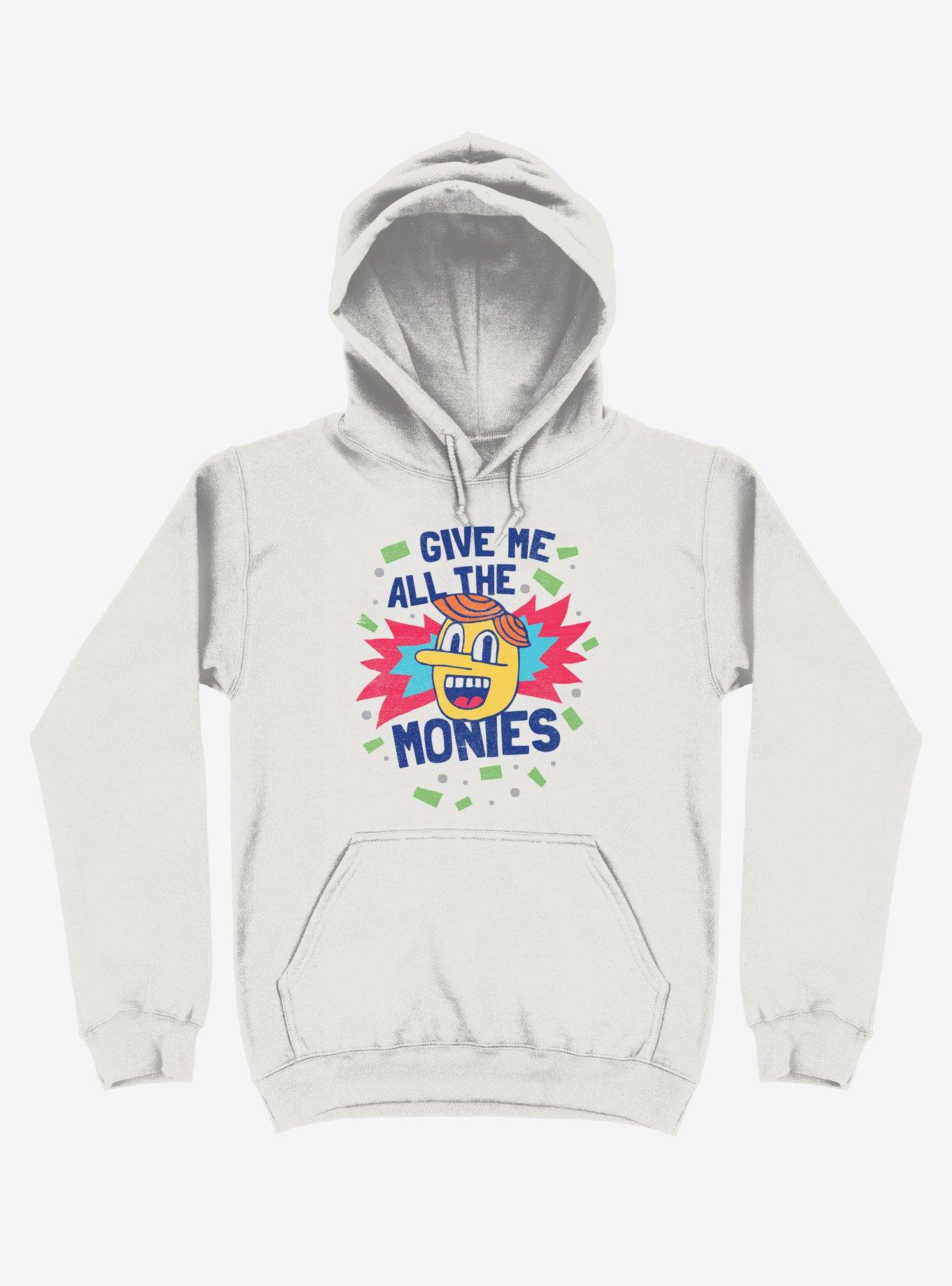 Capitalism Is Awesome! White Hoodie, , hi-res