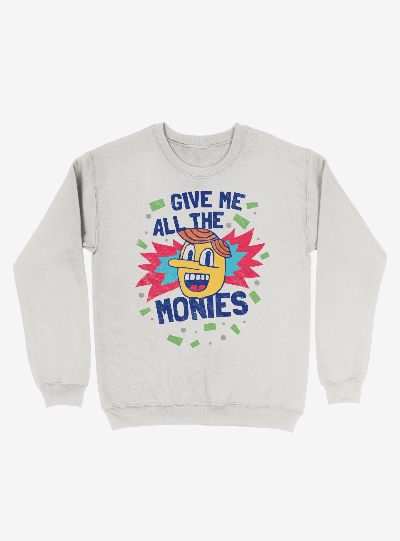 Capitalism Is Awesome! White Sweatshirt, , hi-res
